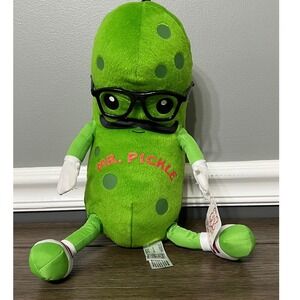Fiesta Mr. Pickle Green Food Stuffed Animal Toy 12" Plush
